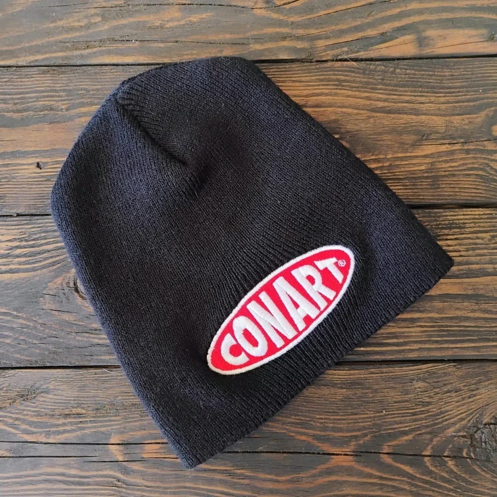 CONART Beanie Logo Direct Embroidery 1990's Retro Graffiti Hat Vintage Size S